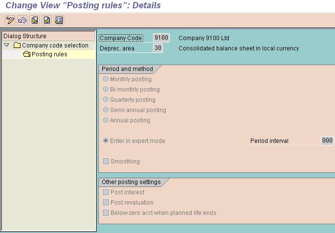 asset accounting (fi/aa) create view