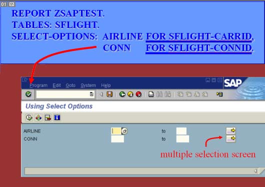 Defining Selection Screen In ABAP, PDF Book | ABAP | STechies